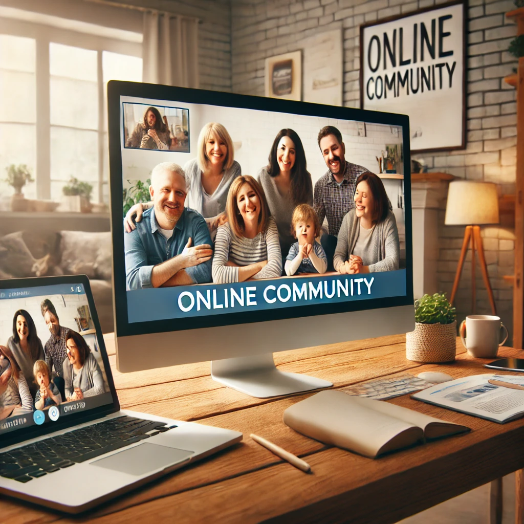 Join an online community
