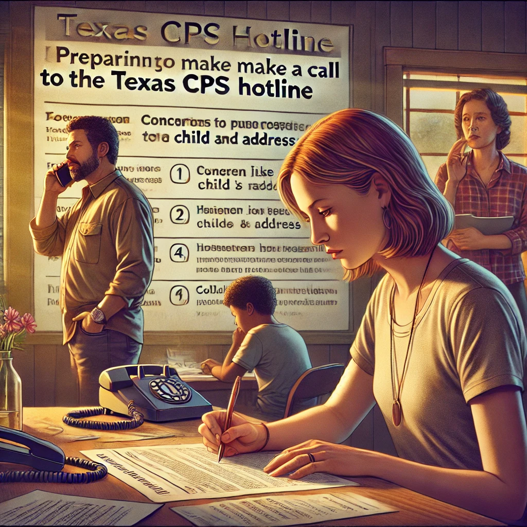 Identifying the right time to call the Texas CPS Hotline
