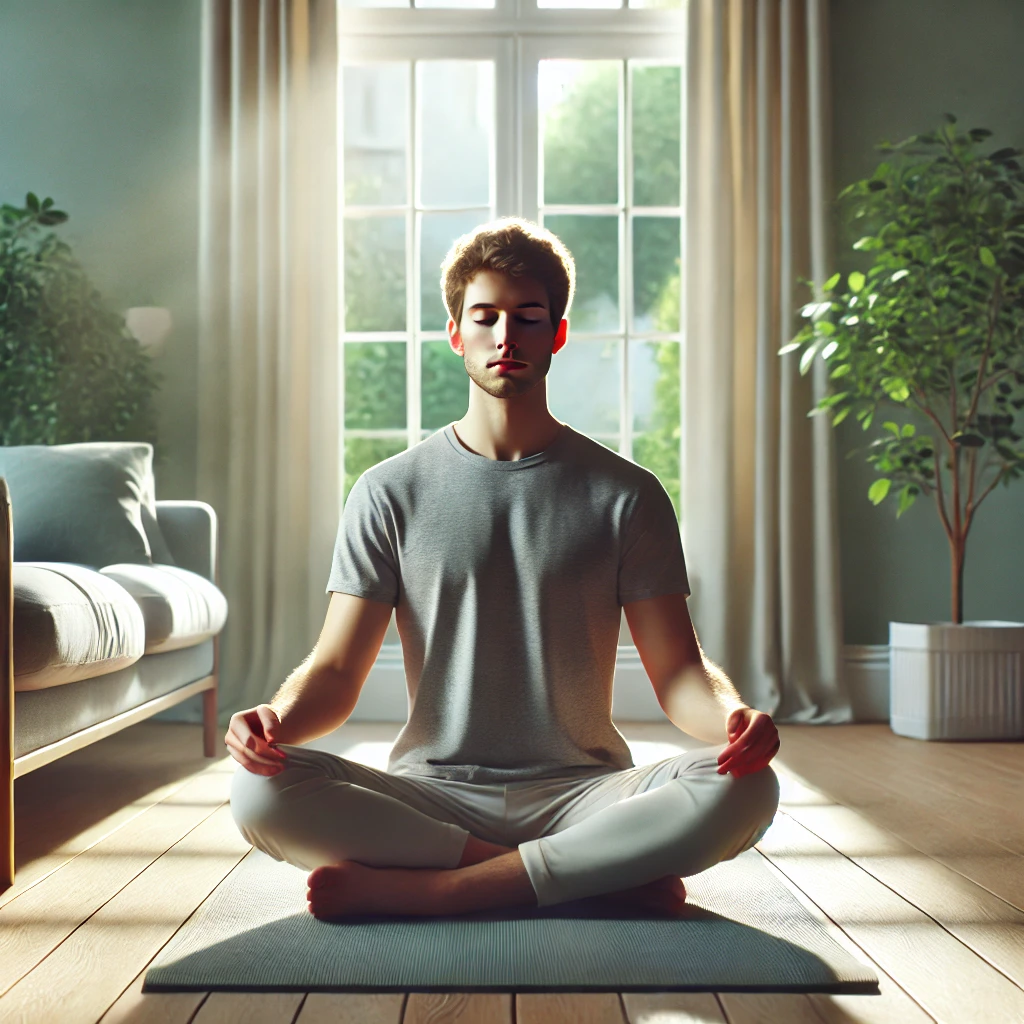 Practicing meditation or yoga can help center your thoughts and reduce emotional distress