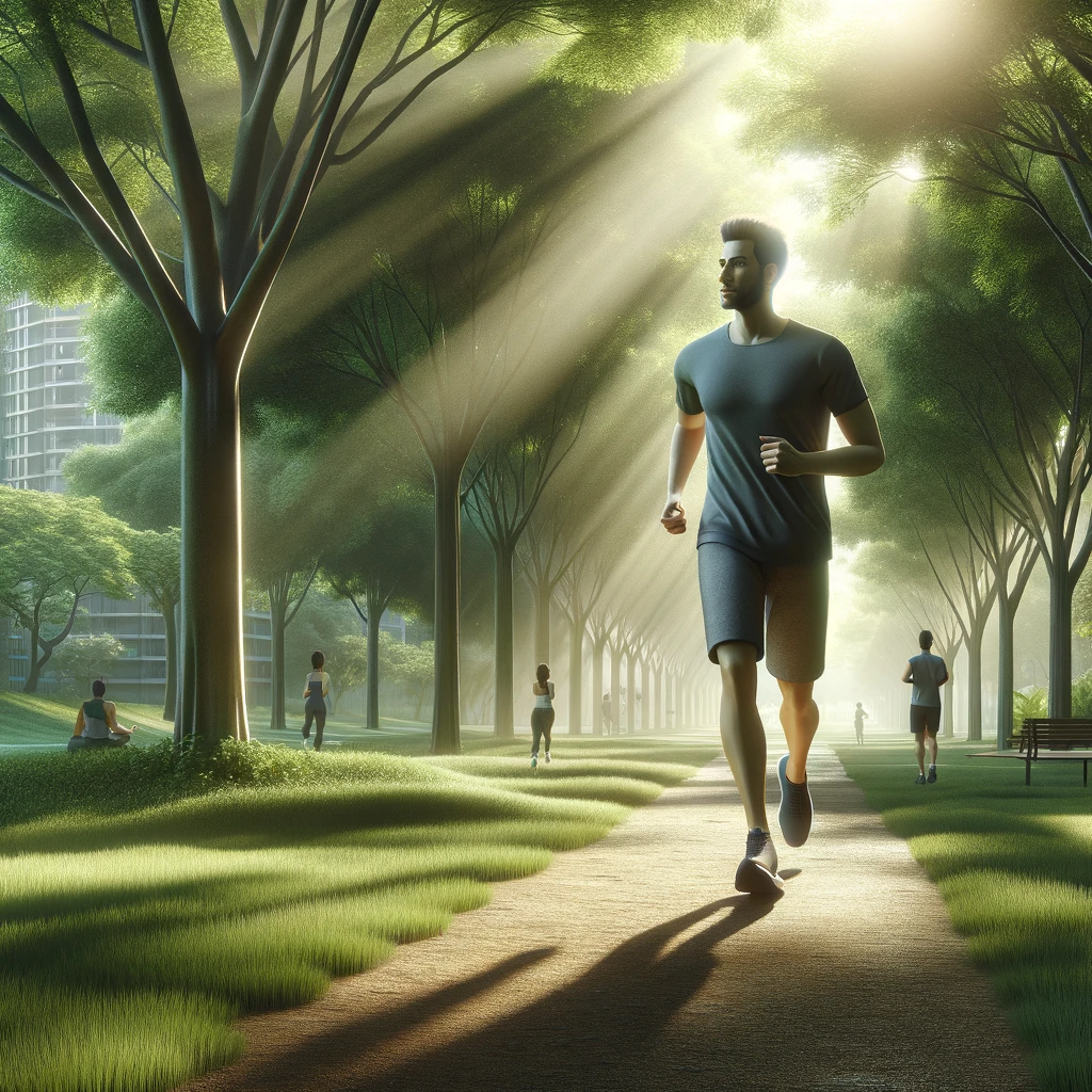 Exercise is an effective stress reliever