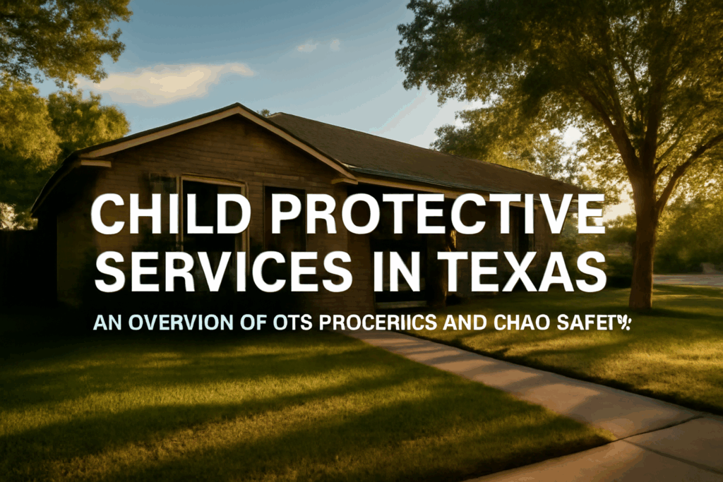 An overview of Child Protective Services in Texas, including CPS processes and child safety.